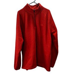 The North Face Pullover Waffle Weave Fleece Lined Mock Neck size XL Men